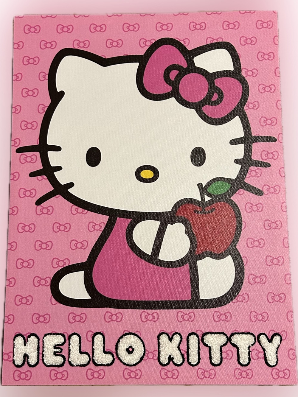 Idea Nuova Sanrio Hello Kitty 3D tufted canvas wall art panel LIKE NEW